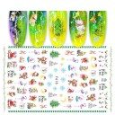 Autocollants 3D de Noël pour ongles N977 1