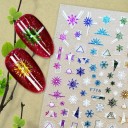 Autocollants 3D de Noël pour ongles N978 4