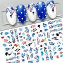 Autocollants 3D de Noël pour ongles N979 2