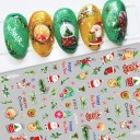 Autocollants 3D de Noël pour ongles N979 7