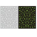 Autocollants 3D de Noël pour ongles N981 36