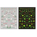 Autocollants 3D de Noël pour ongles N981 6