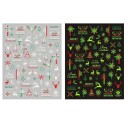 Autocollants 3D de Noël pour ongles N981 16
