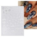 Autocollants 3D de Noël pour ongles N985 1