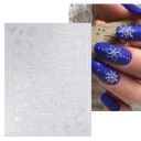 Autocollants 3D de Noël pour ongles N985 3