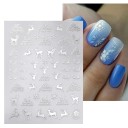 Autocollants 3D de Noël pour ongles N985 4