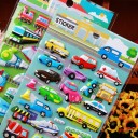 Autocollants 3D moyens de transport 2