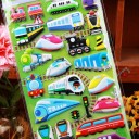 Autocollants 3D moyens de transport 4