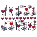 Autocollants 3D pour ongles P3350 1