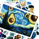 Autocollants 50 pcs E329 4