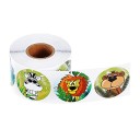 Autocollants animaux 500 pcs 4