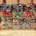 Autocollants Animaux Sauvages - 200 pièces 7