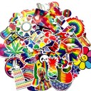 Autocollants arc-en-ciel 10/30/60 pcs 1