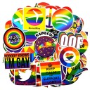 Autocollants arc-en-ciel 50/100 pcs 1