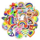Autocollants arc-en-ciel 50 pcs 1