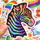 Autocollants arc-en-ciel 50 pcs 5