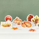 Autocollants automne 46 pcs 4