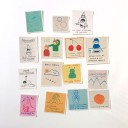 Autocollants avec inscriptions 15 pcs 5