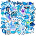 Autocollants bleus 49 pièces 2