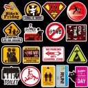 Autocollants d'avertissement 10/30/50 pcs E207 1