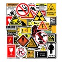 Autocollants d'avertissement 50 pièces E111 1