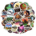 Autocollants de camping 50 pcs E197 1
