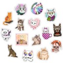 Autocollants de chats 50 pcs E253 3