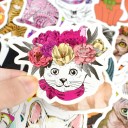 Autocollants de chats 50 pcs E268 5