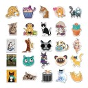 Autocollants de chats 50 pièces 2