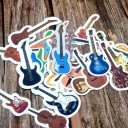 Autocollants de guitare 24 pièces 4