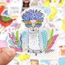 Autocollants de lamas 50 pcs A1798 4