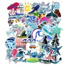 Autocollants de mer 50 pièces 2