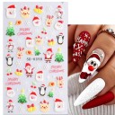 Autocollants de Noël 5D pour ongles 9