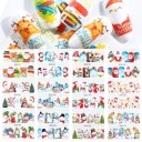 Autocollants de Noël pour ongles 12 pcs 7