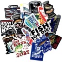Autocollants de pêche 50 pcs E189 4
