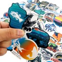 Autocollants de pêche 50 pcs 4