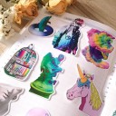 Autocollants de statues 16 pcs 4