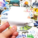 Autocollants de voyage 100 pcs E202 5