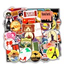 Autocollants de voyage 100 pcs E273 1