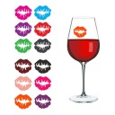 Autocollants décoratifs pour verre à lèvres 12 pcs 2