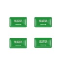 Autocollants drapeaux de pays 4 pcs 15