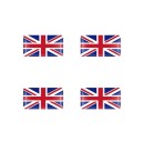 Autocollants drapeaux de pays 4 pcs 6
