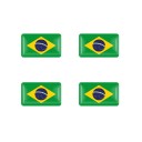 Autocollants drapeaux de pays 4 pcs 8
