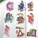Autocollants fleurs 22 pcs A1799 3