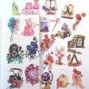 Autocollants fleurs 22 pcs A1799 4