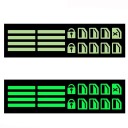 Autocollants fluorescents 1