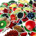 Autocollants fruits 100 pcs 4