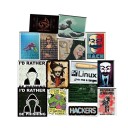 Autocollants hacker 50 pcs E236 3