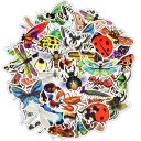 Autocollants insectes 50 pcs 1