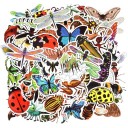 Autocollants insectes 50 pcs 2